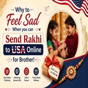 Send Rakhi to USA online with secure delivery for brother.