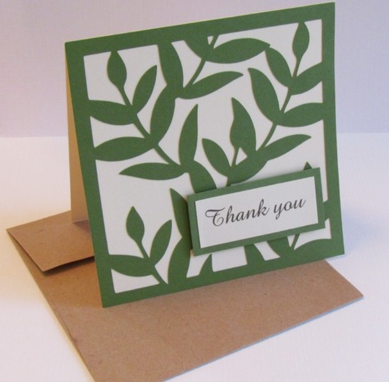 A Thank you Note on a Plant Leaf