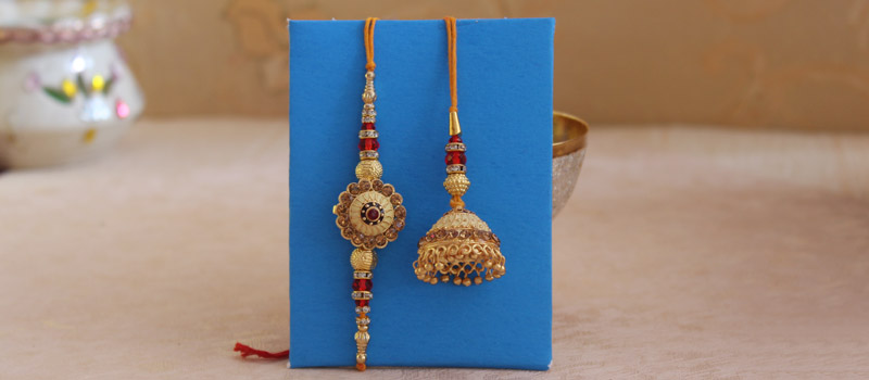 Jewelled Lumba Rakhi