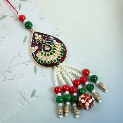 Meenakari Lumba Rakhi
