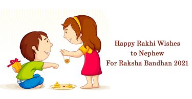 Rakhi Wishes to Nephew