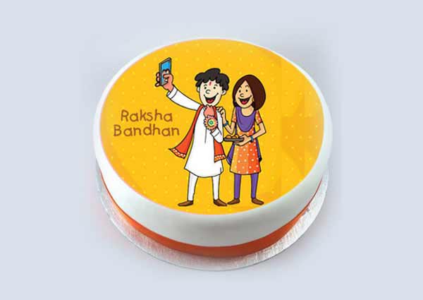 Photo Raksha Bandhan Cake