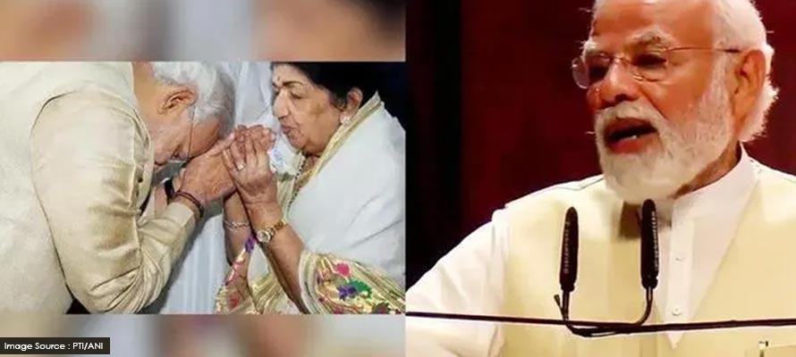 PM recalls rakhi bond with Late Lata Mangeshkar